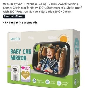 Baby Car Mirror - Black